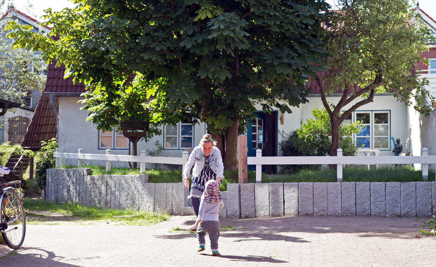 Ferienhaus Dornröschen auf Amrum im Sommer